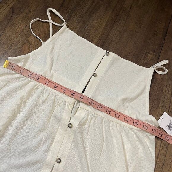 Hurley Solid Tiered Button Down Sundress - Picture 6 of 10